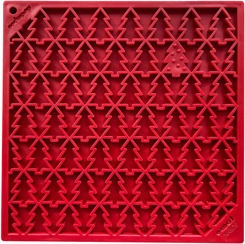 Peace Christmas Tree eMat Lick Mat Large