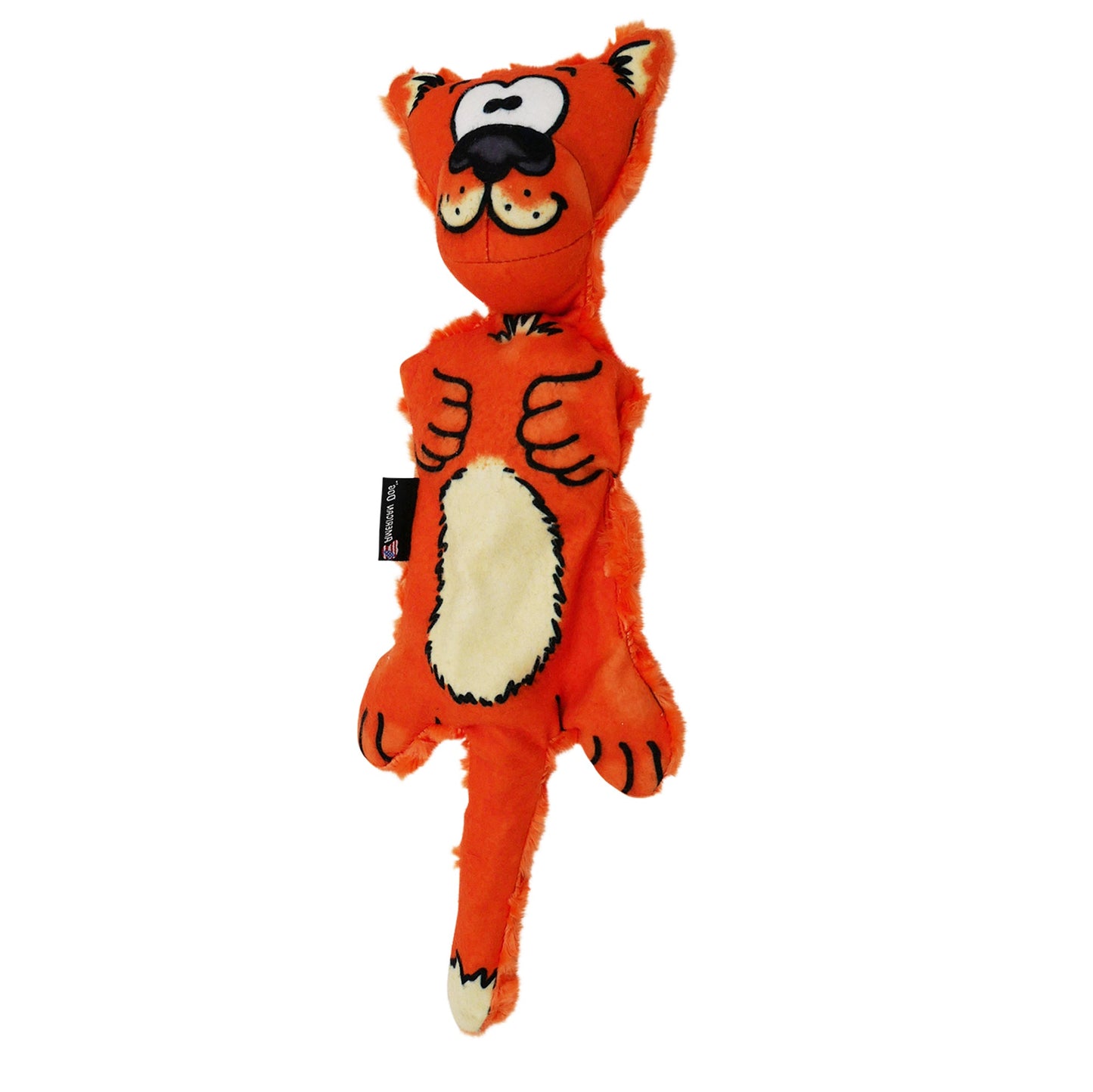 Cliff the Cat Plush Crinkle Dog Toy