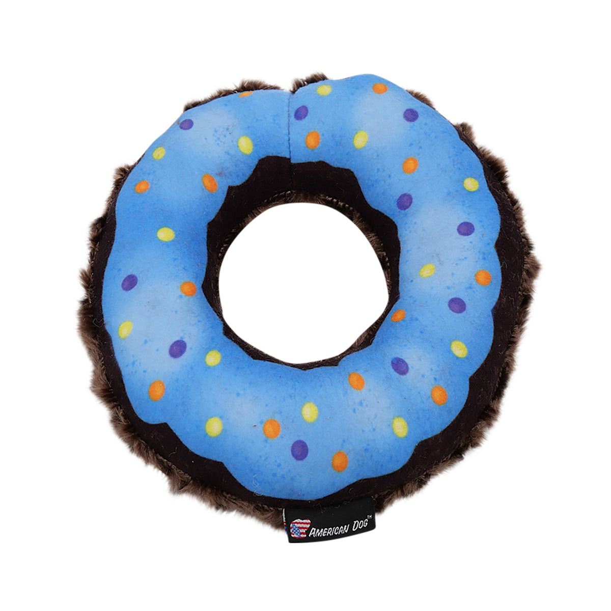 Nuggle Donut Plush Squeaker Toy