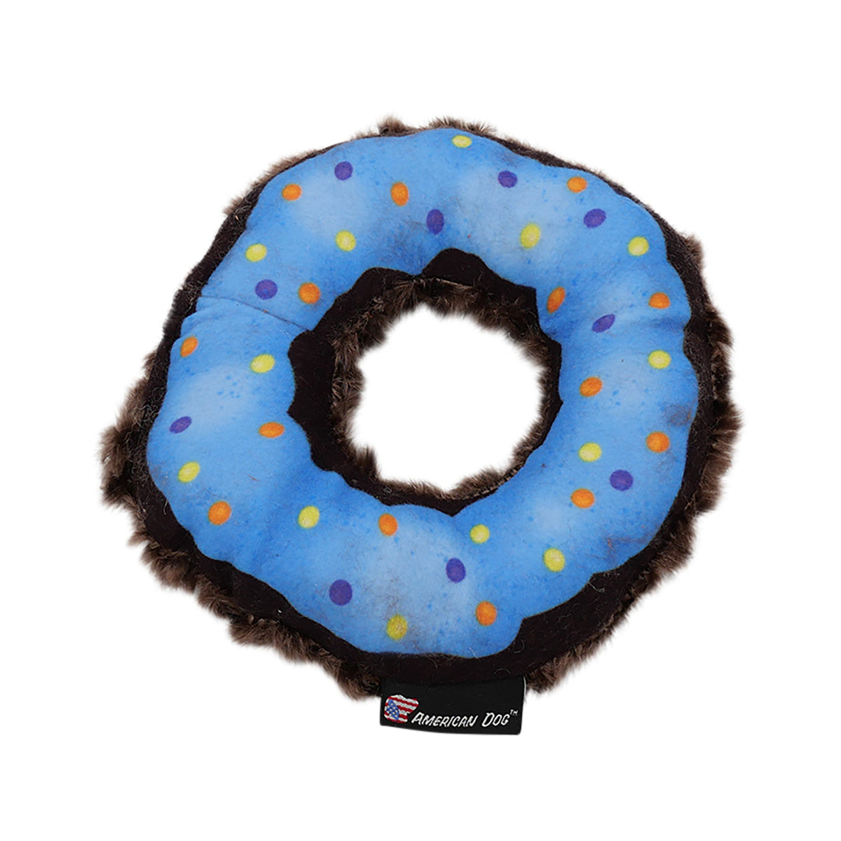Nuggle Donut Plush Squeaker Toy