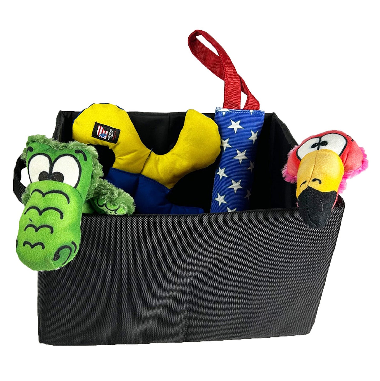 Drool Box Dog Toy Storage Bin