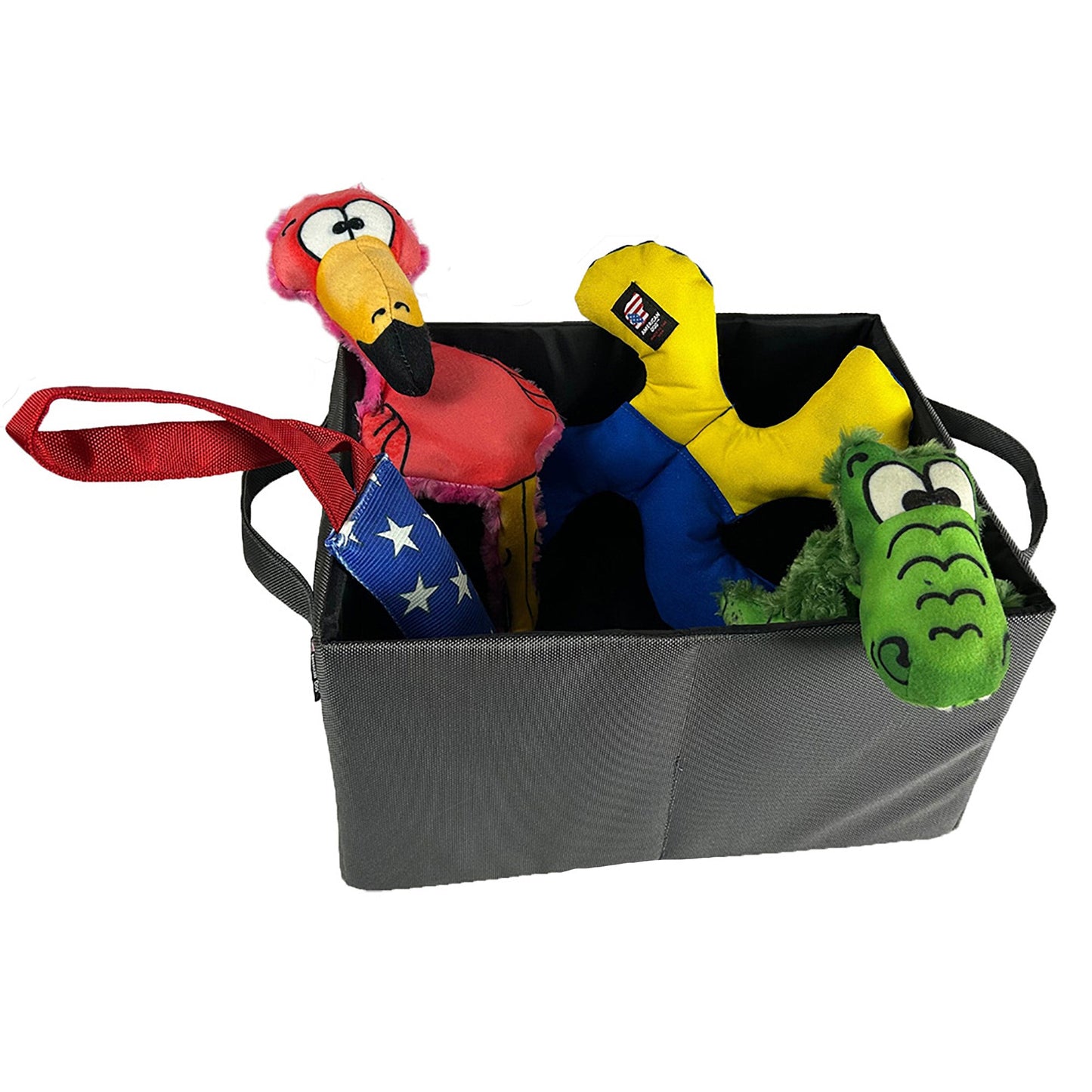 Drool Box Dog Toy Storage Bin