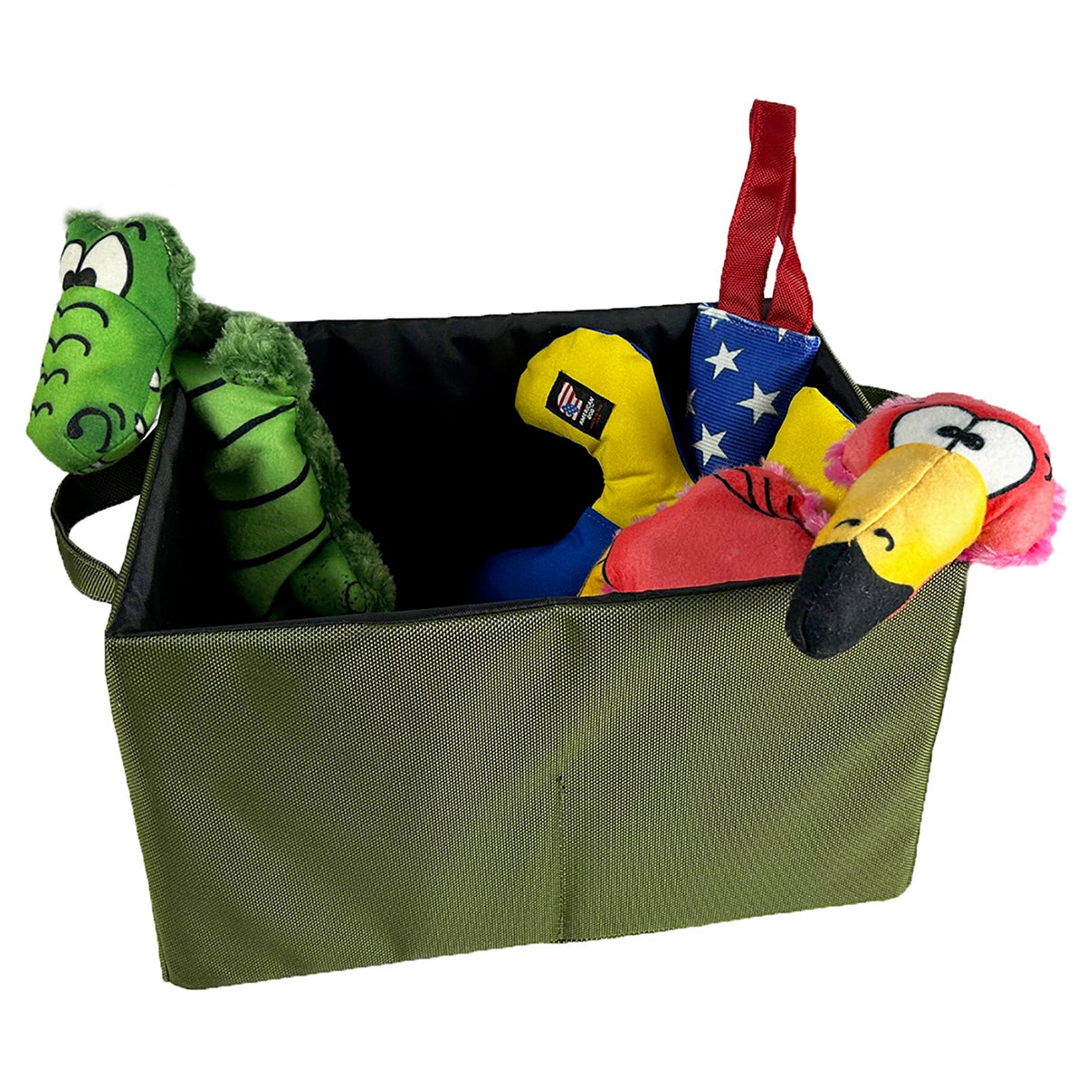 Drool Box Dog Toy Storage Bin