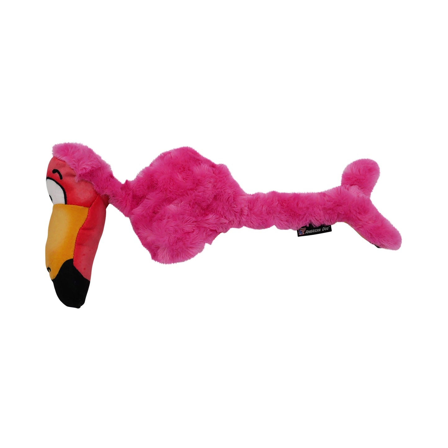 Flora the Flamingo Plush Squeaker Dog Toy