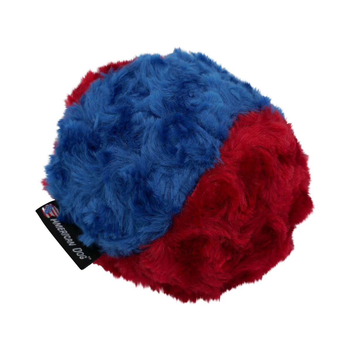 Nuggle Ball dog toy by American Dog in super soft minky fleece
