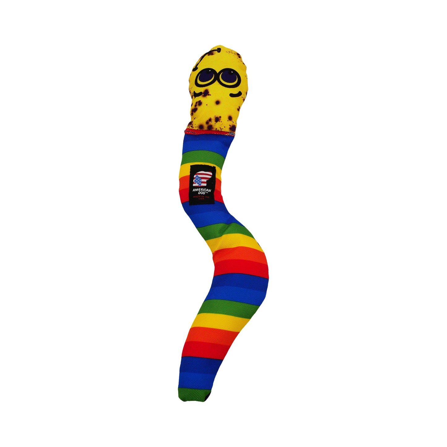 Wiggle Worm Squeaky Fetch and Tug Dog Toy