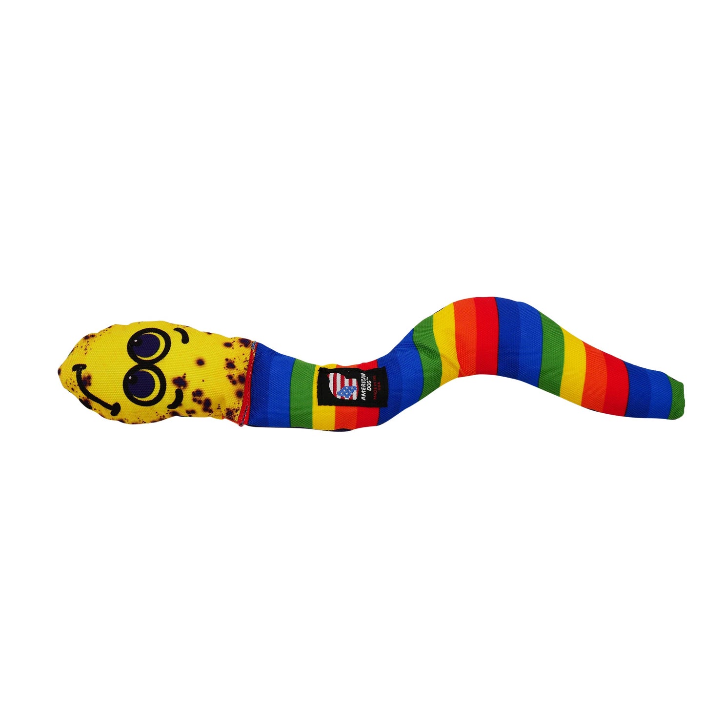 Wiggle Worm Squeaky Fetch and Tug Dog Toy