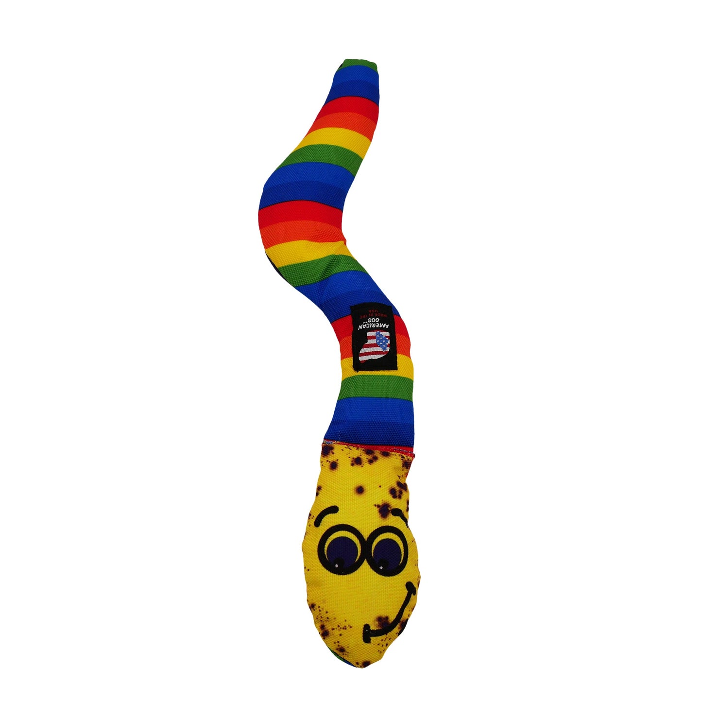 Wiggle Worm Squeaky Fetch and Tug Dog Toy