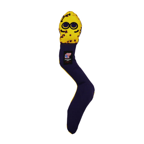 Wiggle Worm Squeaky Fetch and Tug Dog Toy