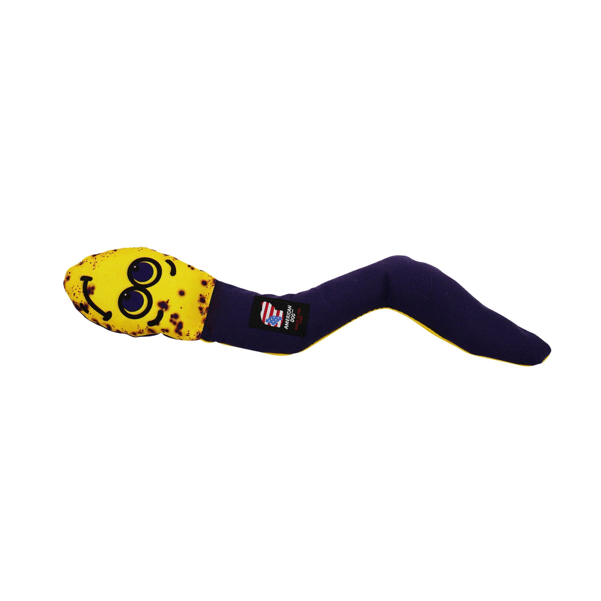 Wiggle Worm Squeaky Fetch and Tug Dog Toy