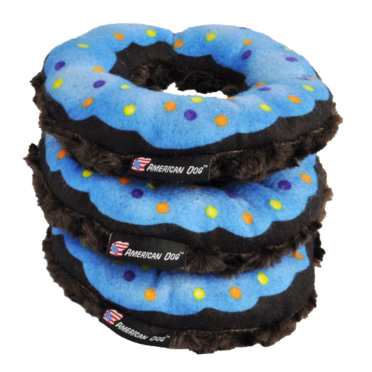 Nuggle Donut Plush Squeaker Toy