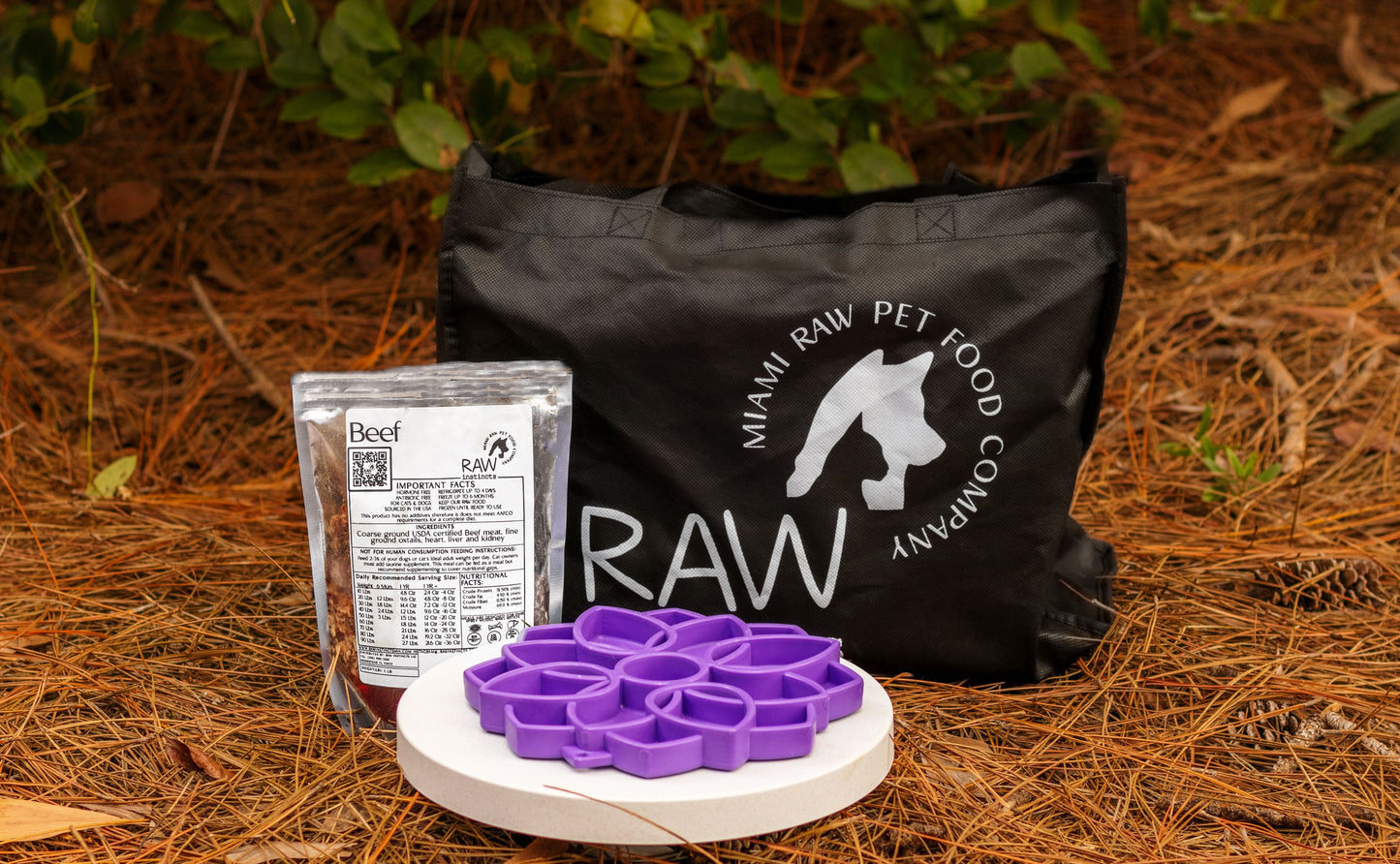 Raw PMR Beef Meal Blend for Cats & Dogs, Prey Model Raw | Raw Instincts Florida