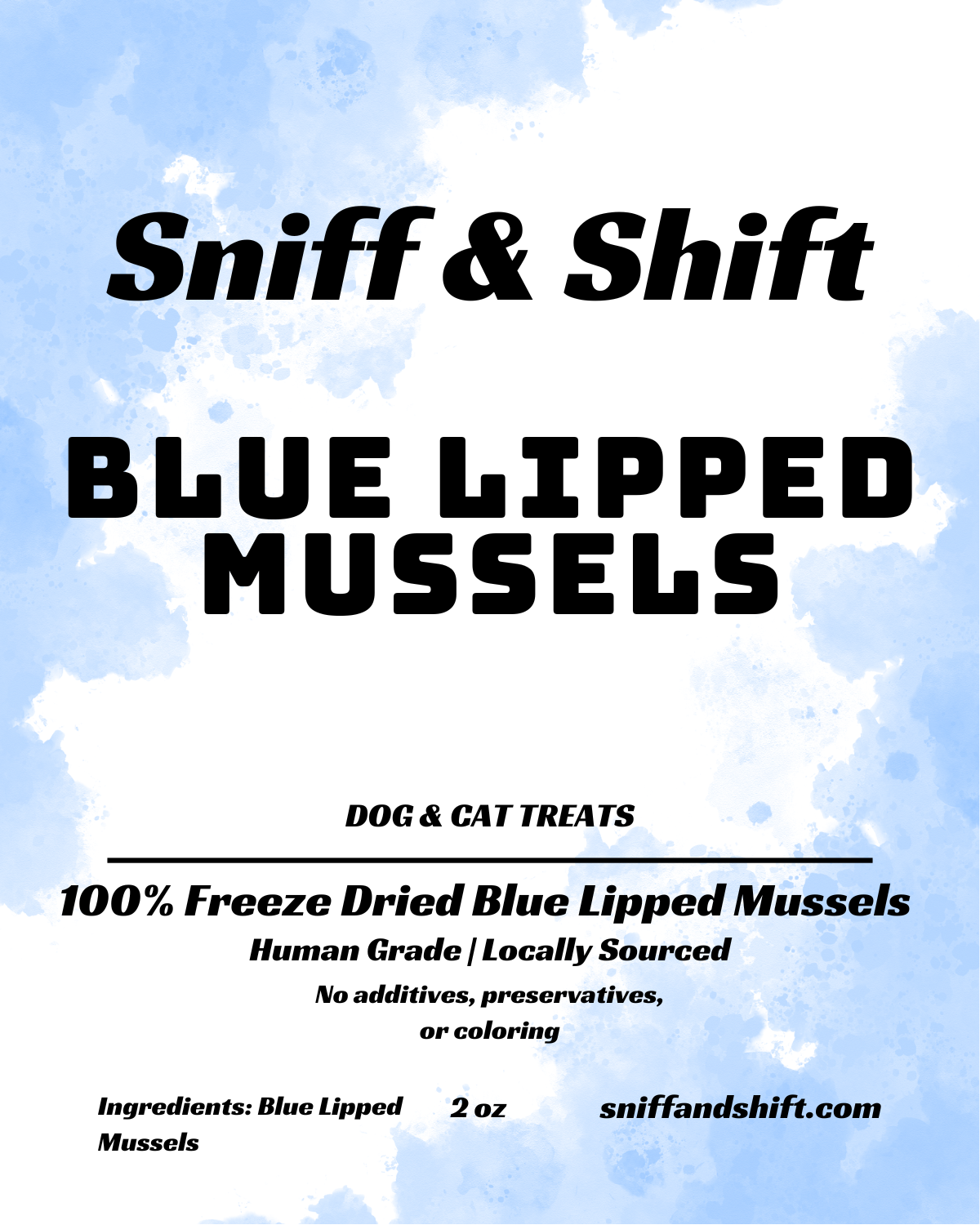 Freeze Dried Blue Lipped Mussels