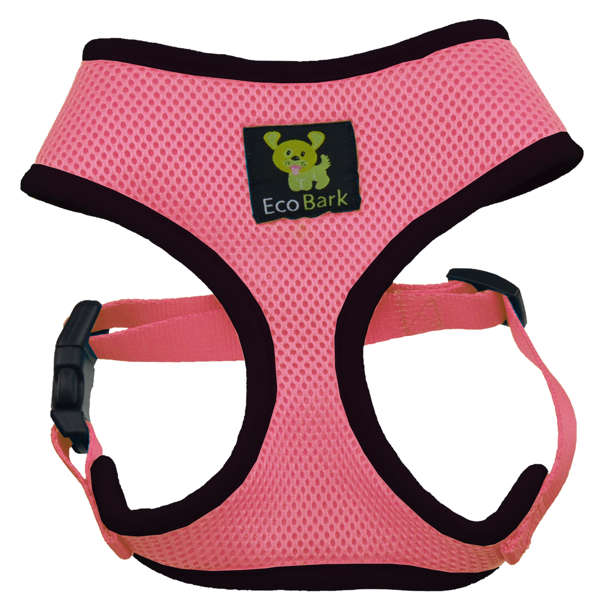 Over-the-Head Dog Harness, Vest Halter, Bubblegum Pink, EcoBark Pet Supplies, sold through Sniff and Shift