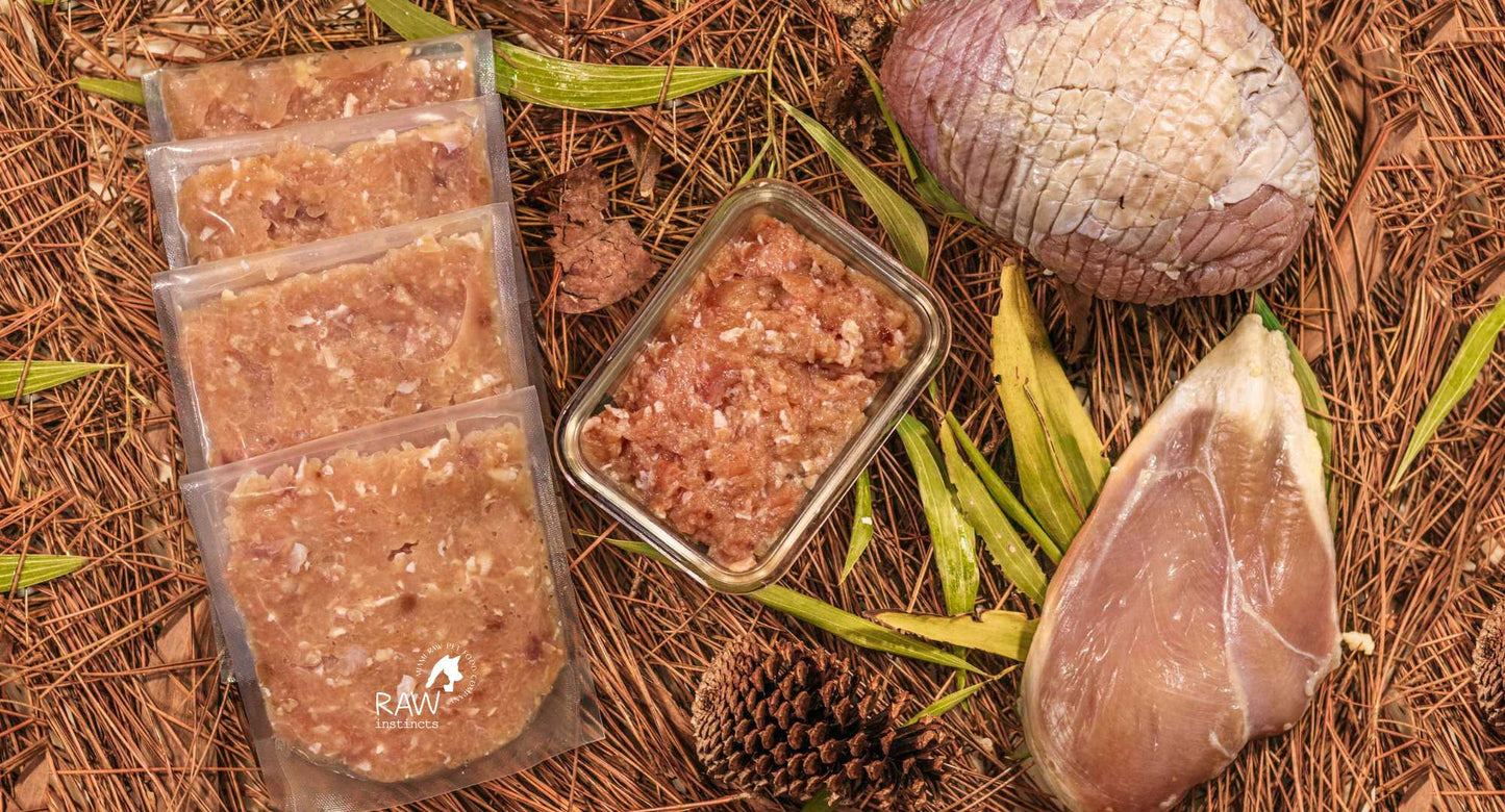 Raw Chicken & Turkey Meal Blend for Cats & Dogs, Prey Model Raw | Raw Instincts Florida