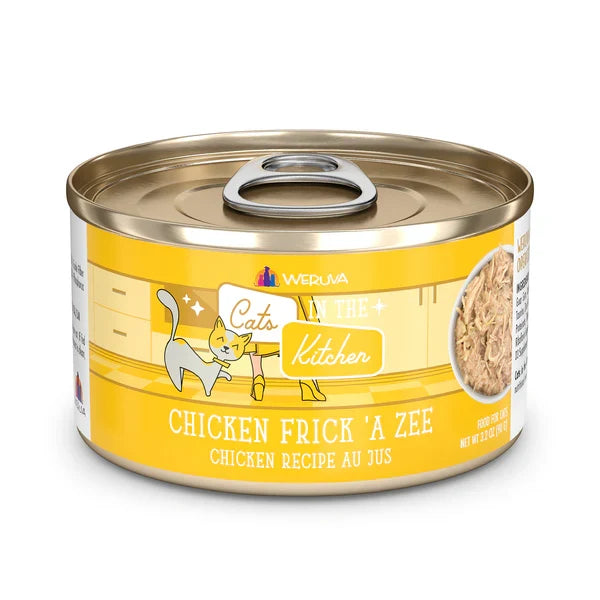 Cats in the Kitchen Chicken Frick 'A Zee wet cat food, 3.2oz/6oz/10oz