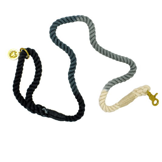 Cairo Rope Dog Leash in soft organic cotton, Pink Papyrus Co., sold through Sniff and Shift