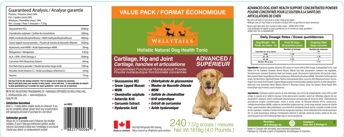 WellyTails Cartilage, Hip & Joint ADVANCED
