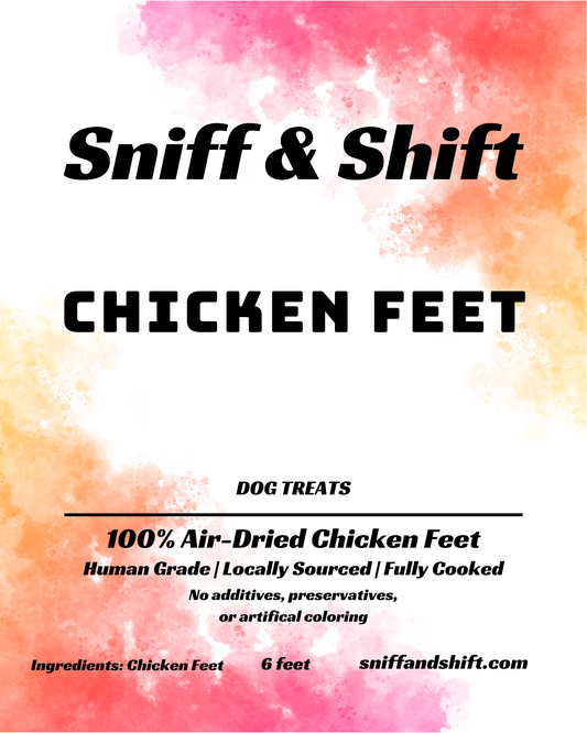 Sniff and Shift Air-Dried Chicken Feet – Crunch Into Natural Goodness!