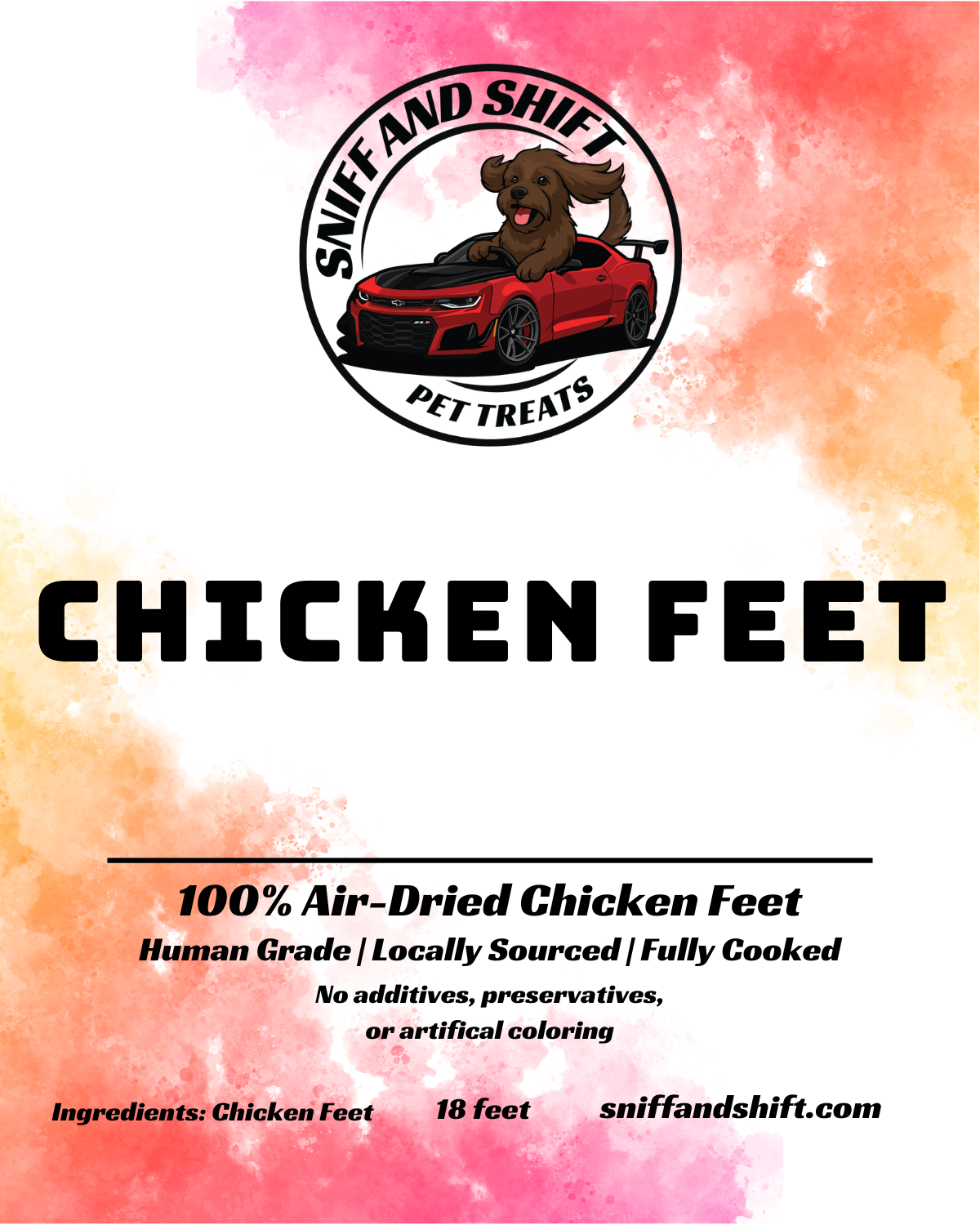 Sniff and Shift Air-Dried Chicken Feet – Crunch Into Natural Goodness!