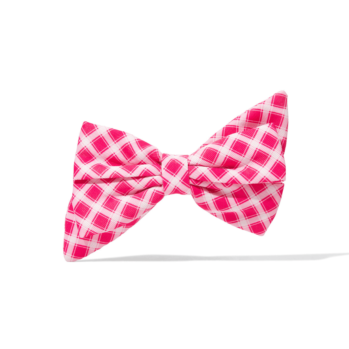 Chrishell Dog Babe Bow in dark pink gingham, Pink Papyrus Co., sold through Sniff and Shift