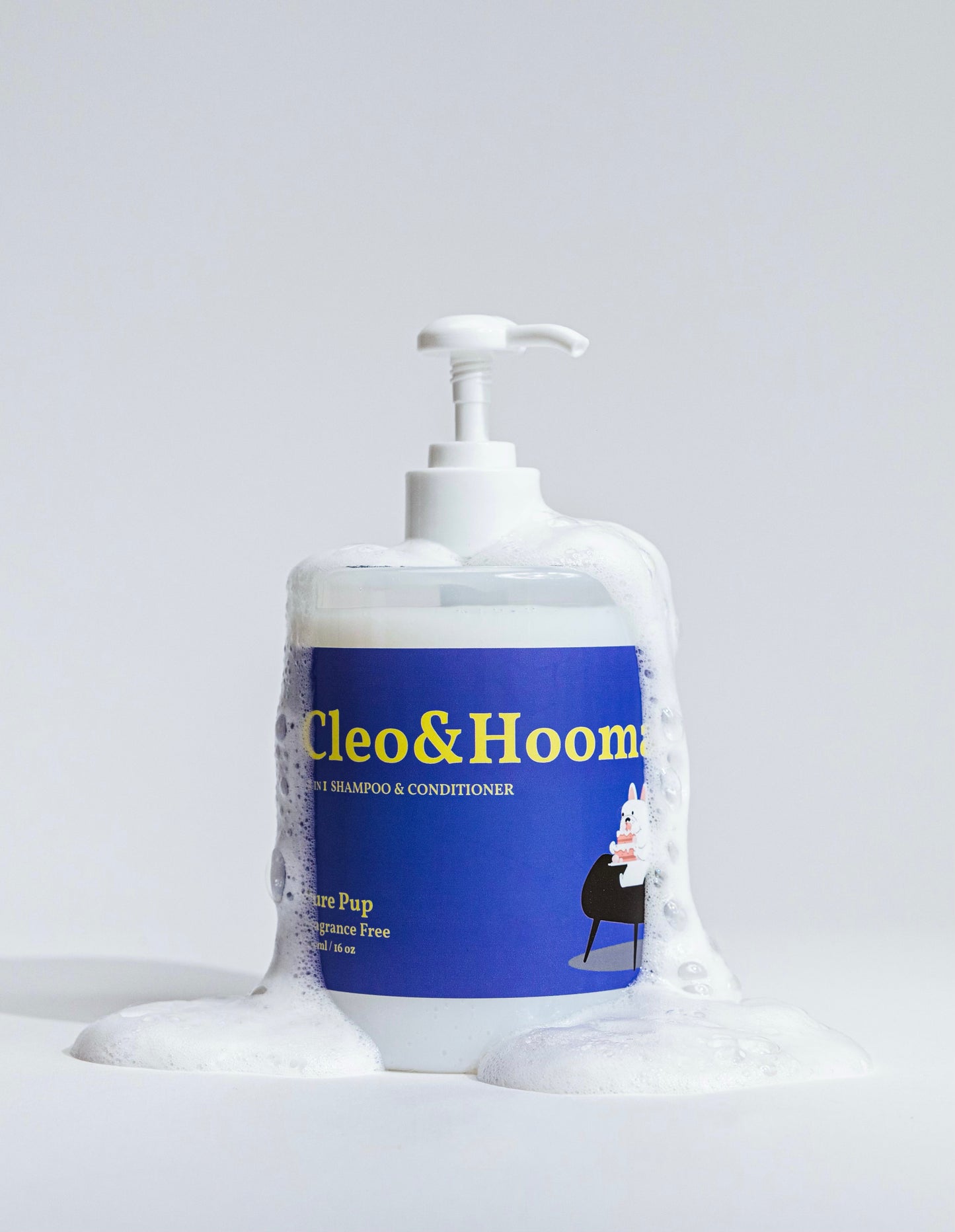 Cleo&Hooman Pure-Pup Fragrance Free Dog Shampoo and Conditioner Duo