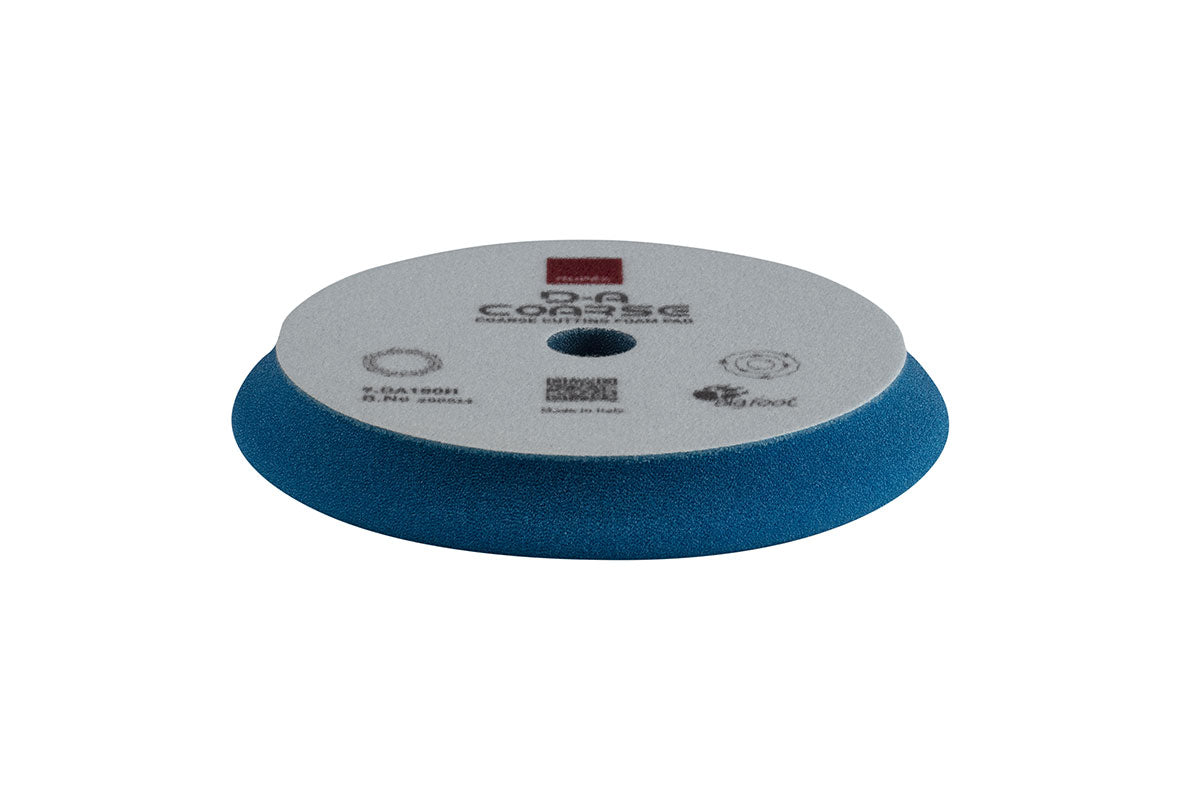 RUPES D-A Coarse Foam Cutting Pad, 5 in Blue