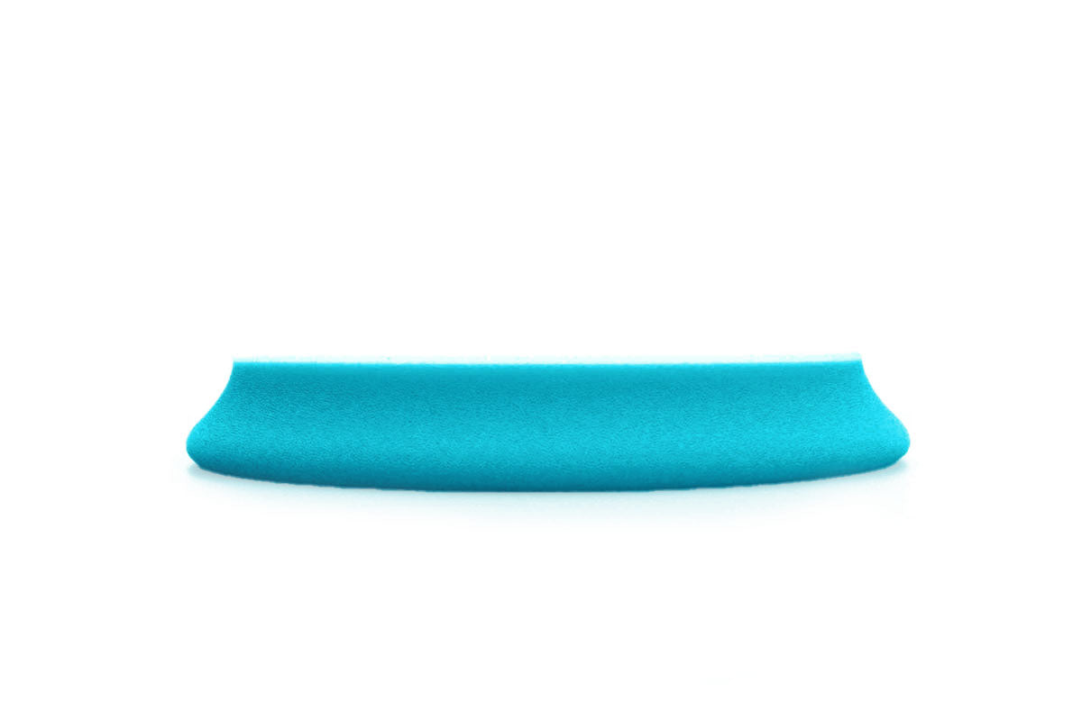 RUPES D-A Intermediate foam polishing pad 6 inch in teal foam shown face up