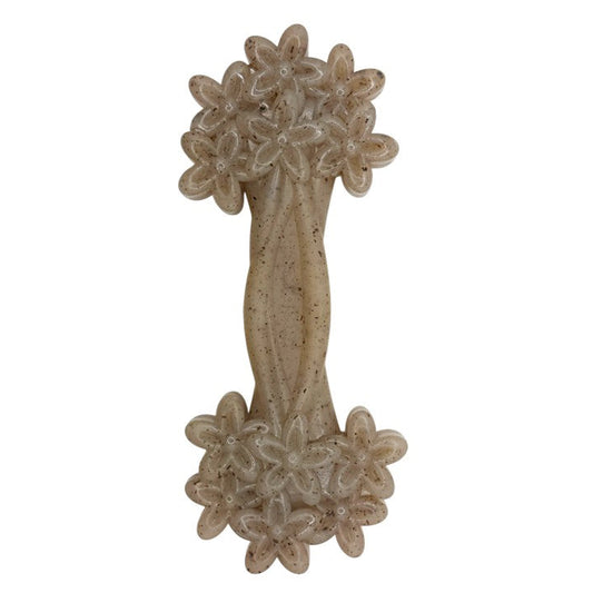 Daisy Bone nylon chew toy with flower ends for medium to large dogs, SodaPup, sold through Sniff and Shift