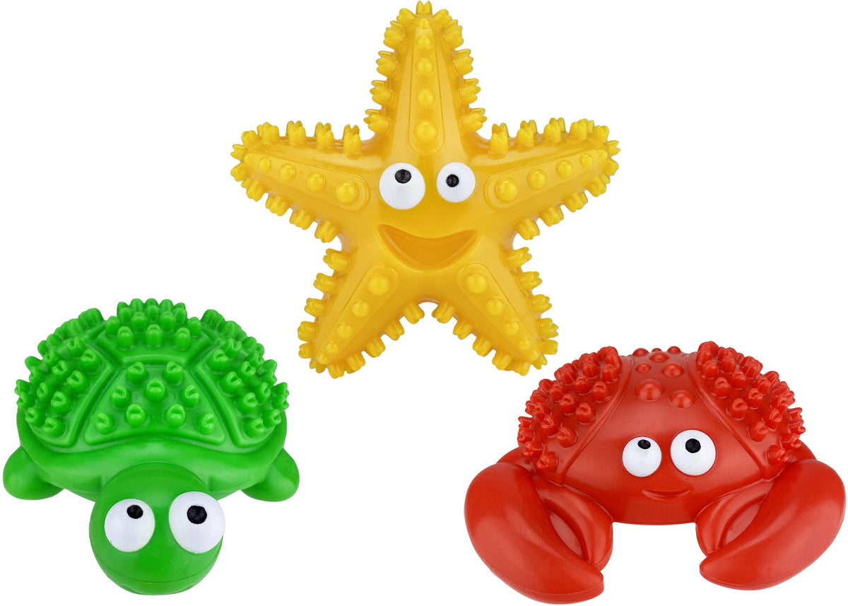 Multipet Deep Sea Teethers Assortment - Assorted Animals 6"