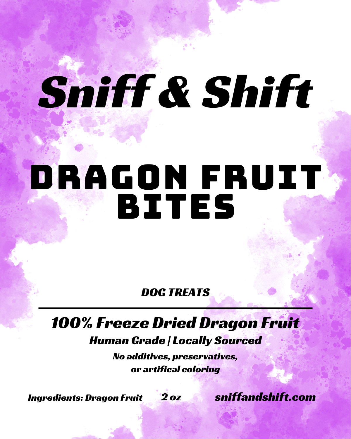 Freeze-Dried Dragon Fruit – Tropical Fuel for Your Pup's Engine!