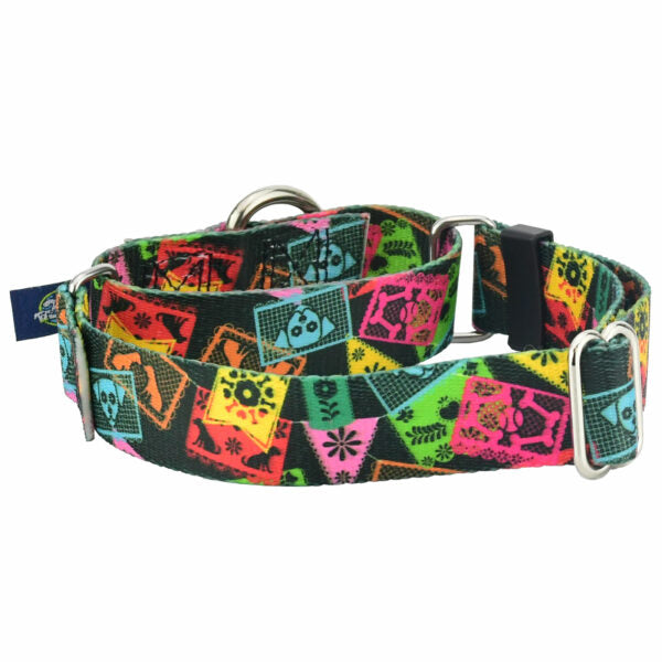 Paper Flags EarthStyle Martingale Dog Collar