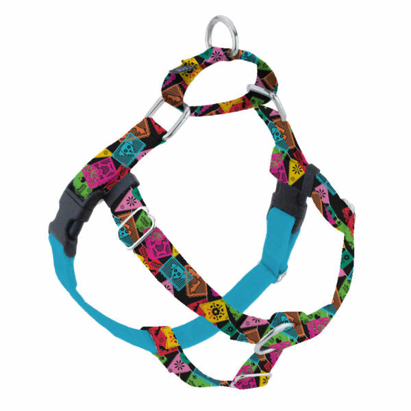 Paper Flags EarthStyle Freedom No-Pull Dog Harness by 2 Hounds Design, sold through Sniff and Shift