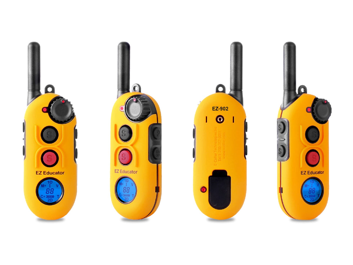 Easy Educator EZ-902 Two-Dog Remote Training System — rotating receiver view