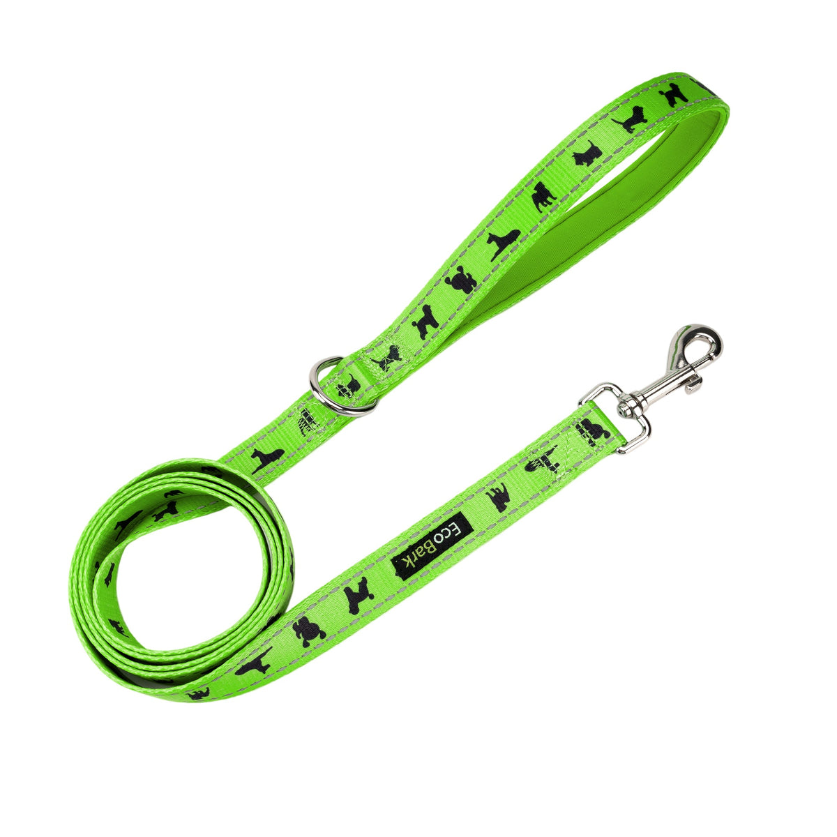 Green Comfort Grip Dog Leash, 4 to 6 ft