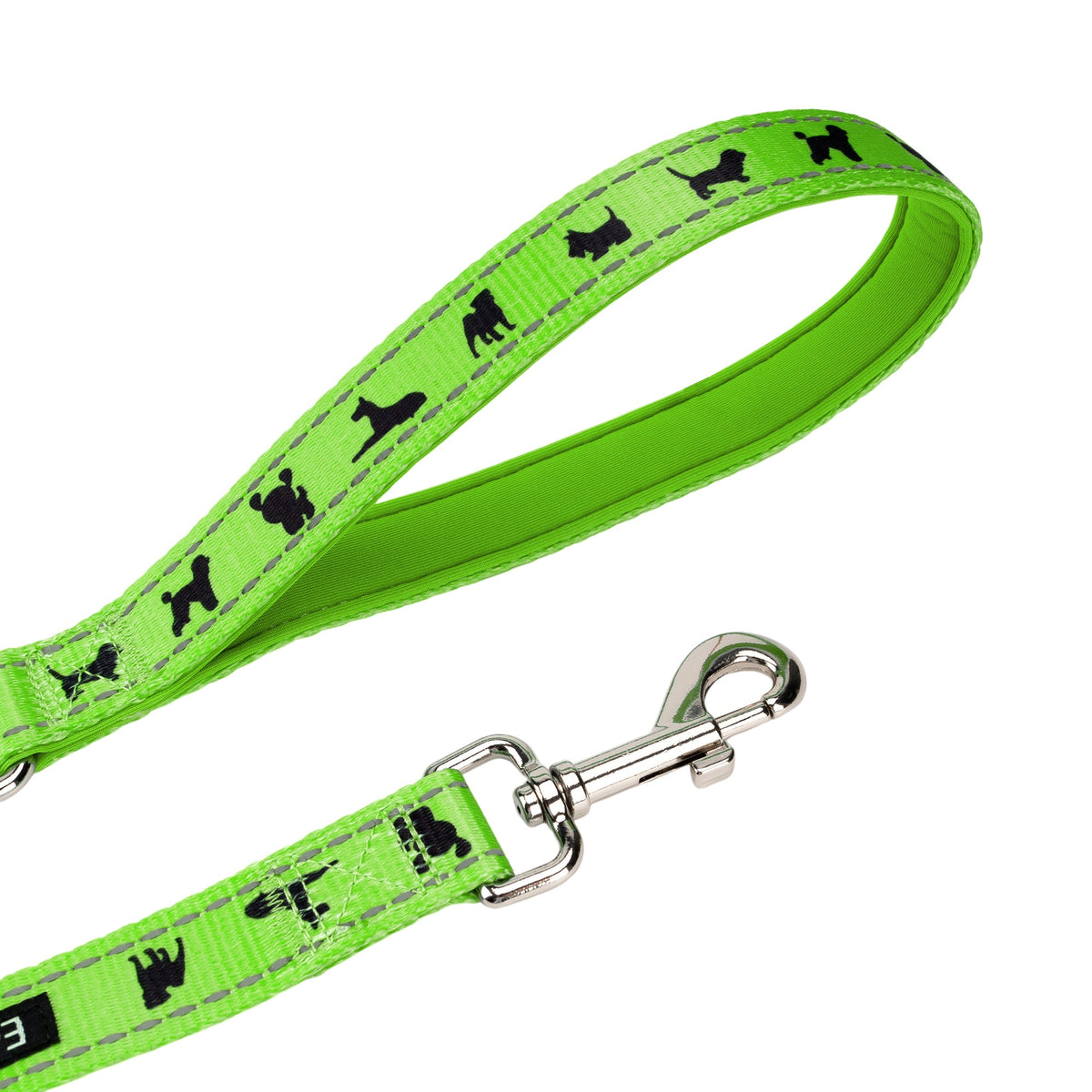 Green Comfort Grip Dog Leash, 4 to 6 ft