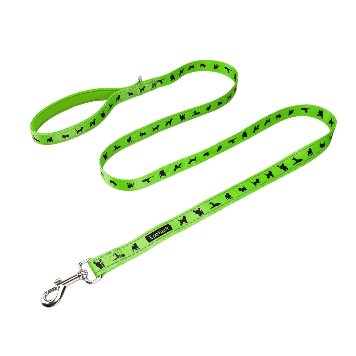 Green Comfort Grip Dog Leash, 4 to 6 ft