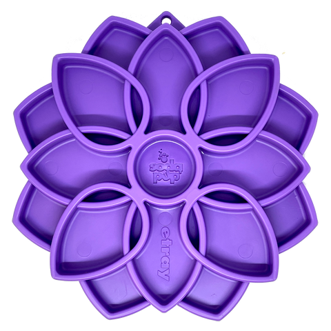 Mandala eTray Shallow Slow Feeder Bowl
