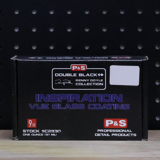 P&S Inspiration VUE Glass Coating 30 ml kit in a black Double Black Renny Doyle Collection box