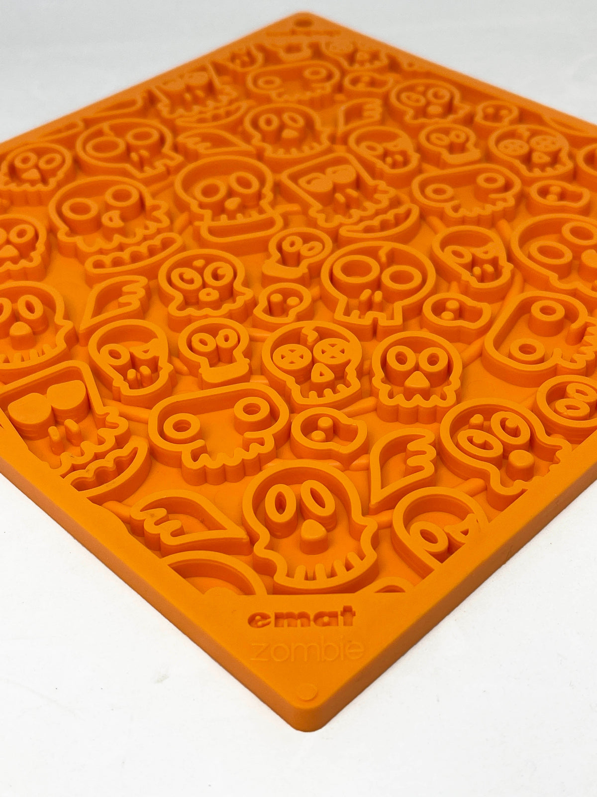 Zombie eMat Halloween Skull Design Lick Mat