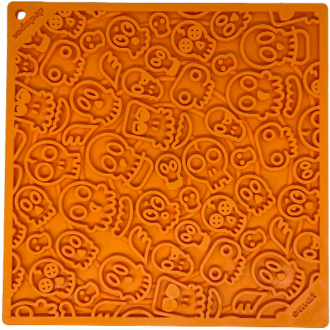 Zombie eMat Halloween Skull Design Lick Mat