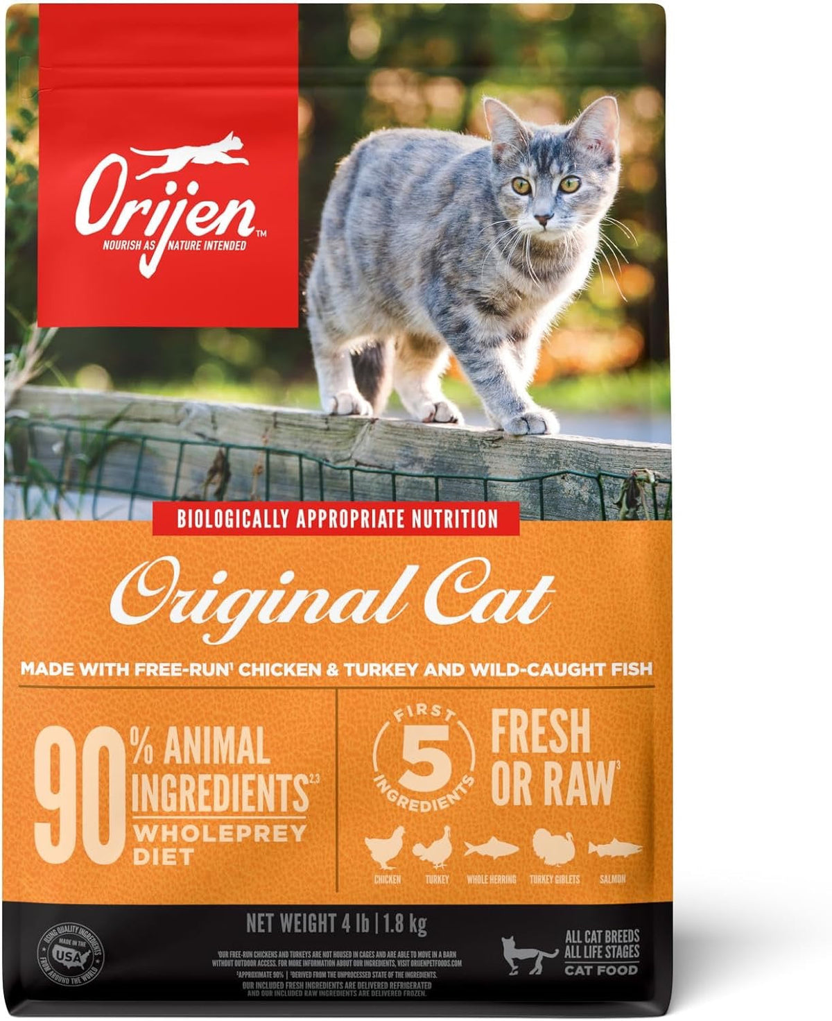 Orijen Original Cat dry cat food bag