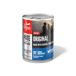12.8oz can of Orijen Original Pate with Liver wet dog food