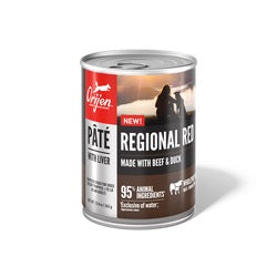 12.8oz can of Orijen Regional Red Pate with Liver wet dog food