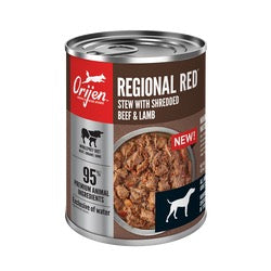 12.8oz can of Orijen Regional Red Stew wet dog food