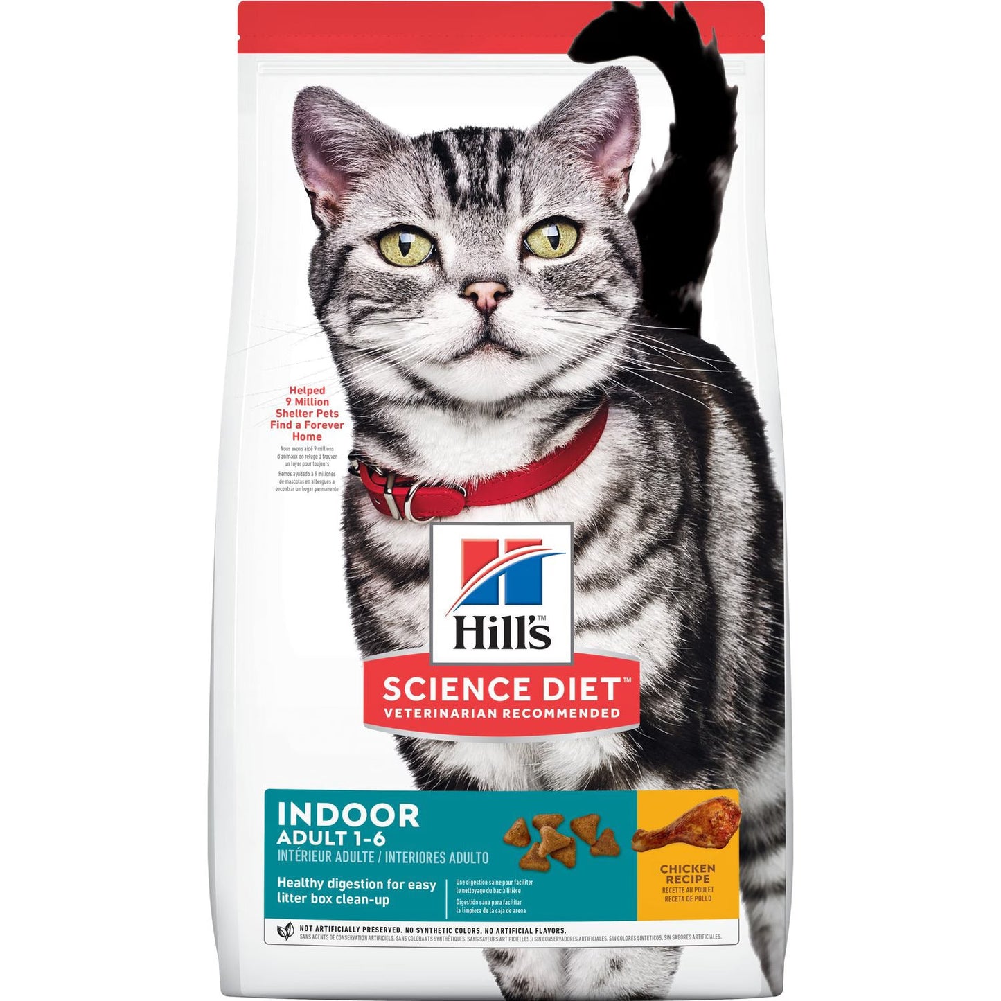 Hill's Science Diet Adult Indoor Chicken Recipe dry cat food bag