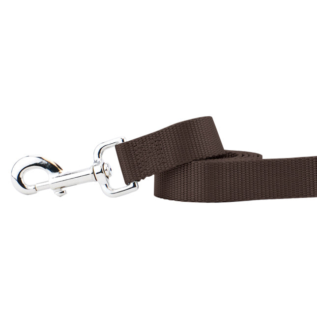 Brown Nylon Dog Leash by 2 Hounds Design, sold through Sniff and Shift