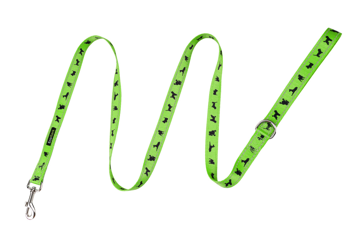 Green Comfort Grip Dog Leash, 4 to 6 ft