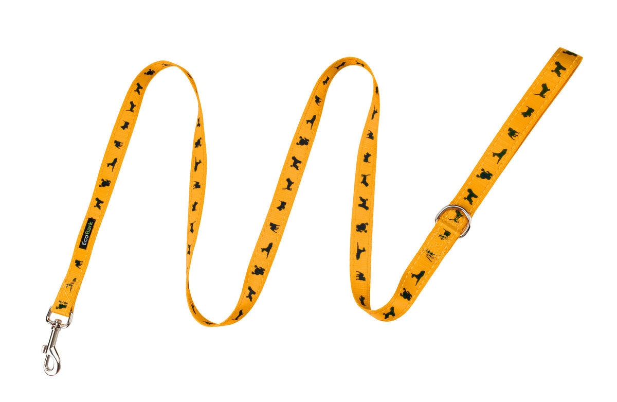 Yellow Comfort Grip Dog Leash, 4 to 6 ft