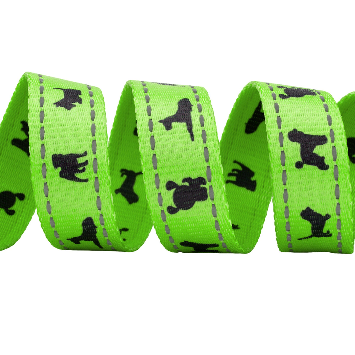 Green Comfort Grip Dog Leash, 4 to 6 ft